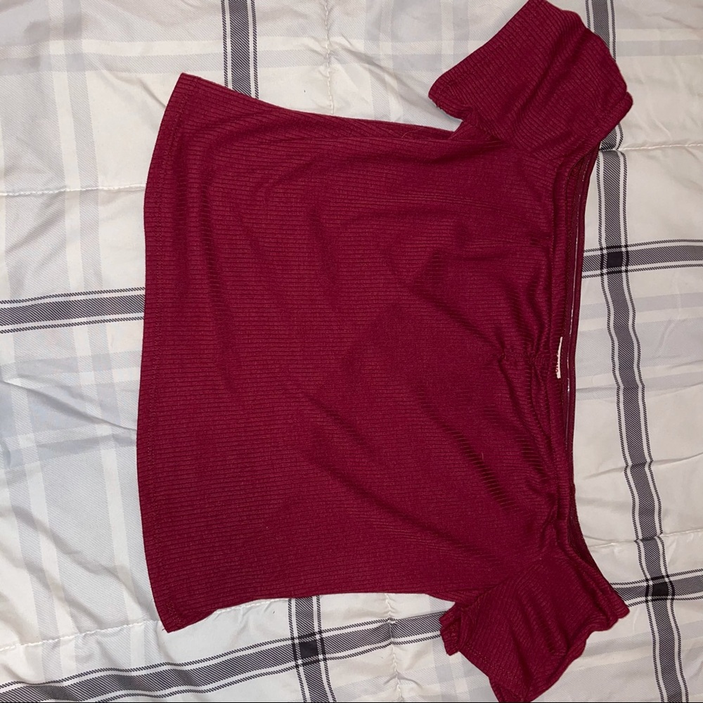 Red Crop Top